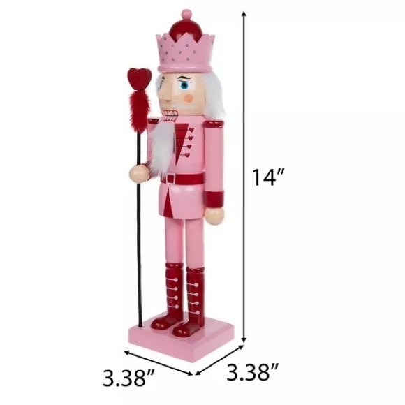 Valentine's Day King Nutcracker - Picture 3 of 3